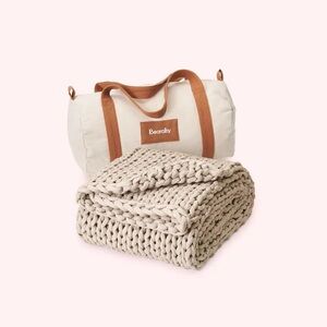 NWT Bearaby Travel Napper Weighted Blanket/ Driftwood